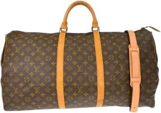 Louis Vuitton Pre-owned Weekend Bags, unisex, Brown, Size: ONE SIZE Pre-owned Keepall Bandouliere Bag