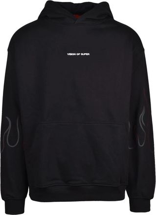Vision Of Super Felpa - Heren - Hoodies - Zwart - L - Katoen - Hoodies & sweatvesten