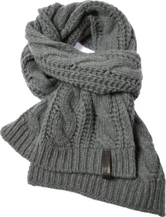 Baldinini Wool Scarf - Heren - Accessoires - Grijs - Maat: ONE Size Wol