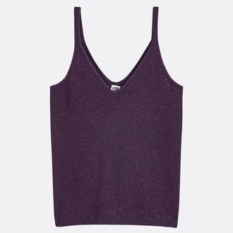 La Redoute Collections Top met bandjes, fijn ge&iuml;riseerd tricot