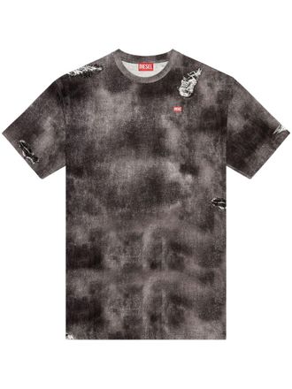 Diesel T-Wash-N2 cotton T-shirt - men - Cotton - S - Grey