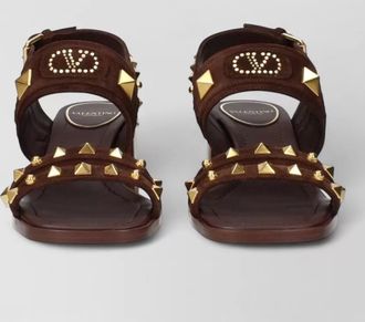 Valentino Garavani suede leather sandals