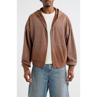 Elwood Beachwood Zip Hoodie in Brown at Nordstrom, Size Xx-Large