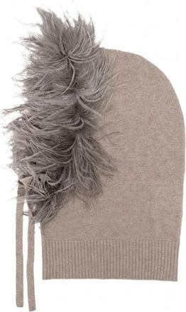 P.A.R.O.S.H. Lestat Balaclava - Dames - Hoeden - Bruin - ONE Size - Wol - Accessoires