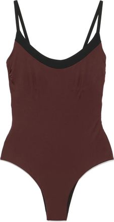 Fisico Costume da bagno con ferretto - Marrone