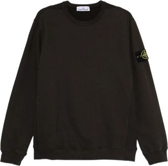 Stone Island Sweatshirt met ronde hals - Heren - Sweatshirts - Grijs - 2XL - Katoen - Hoodies & sweatvesten