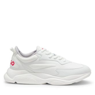 HUGO BOSS Hugo Heren Leon Hardlooptrainers (Wit)