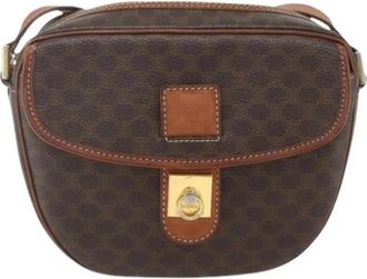 Celine Pre-owned Vintage Canvas Crossbody Tas - Dames - Vintage Schoudertas - Bruin - ONE Size - Vintage