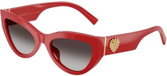 Dolce & Gabbana DG4536 30888G Womens Sunglasses Red Size 55