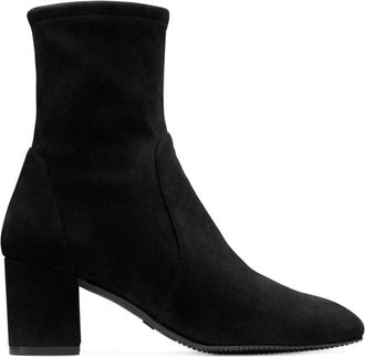 Stuart Weitzman Yuliana 60 Mid-Calf Laars met Hak - Dames - Laarzen met Hak - Zwart - 35 1/2 EU - Leer - Schoenen
