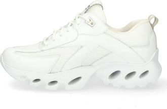 Durea Schoenen, Dames, Wit, 37 EU, Leer, Flow Motion Sneaker