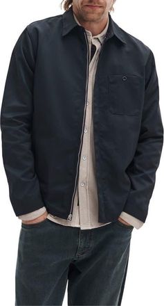 Rag & Bone Karl Zip Shirt Jacket in Black at Nordstrom, Size Xx-Large