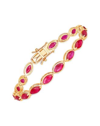 Diana M. Jewels 14K 9.00 Ct. Tw. Ruby Bracelet
