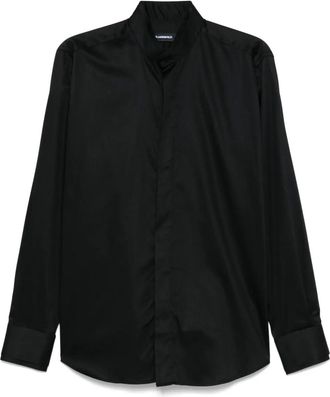 Karl Lagerfeld Camicia con colletto rialzato - Nero