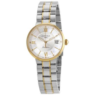 Certina DS Stella Quartz Diamond Mother of Pear Dial Ladies Watch C031.210.22.116.00