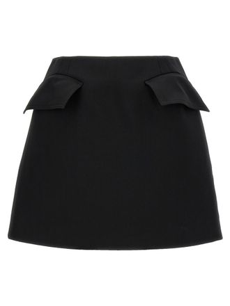 ミニスカート Alexander Mcqueen Wool Mini Skirt 25260119_55606484_600.jpg