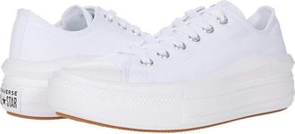 Converse Chuck Taylor(r) All Star(r) Move Platform Ox Womens Shoes White/White/White : 10.5 B - Medium, Textile