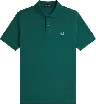 Fred Perry M3 Slim Fit Polo - Heren - Polos - Groen - XL - Leer - Tops