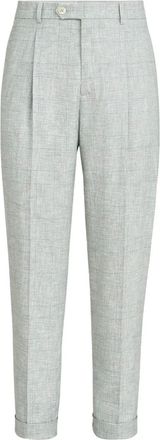 Brunello Cucinelli Geruite broek - Grijs