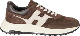 Hogan Hyperlight - Heren - Sneakers - Bruin - 43 1/2 EU - Leer - Schoenen