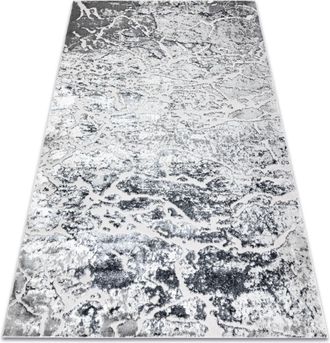 RugsX Rugsx - Alfombra Mefe Moderna 6182 Hormig&oacute;n - Structural Dos Niveles De Vell&oacute;n Gris Grey 140x190 Cm