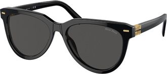 Miu Miu MU12ZS 16K5S0 Womens Sunglasses Black Size 56