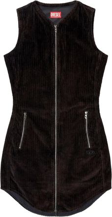 Diesel Abito corto D-Enea a coste - Nero