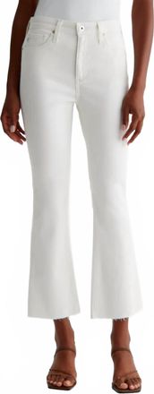 AG - Adriano Goldschmied Farrah Boot Crop Jean In Powder & Alchemy