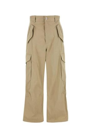 Bottega Veneta Beige Wide Leg Cargo Pant