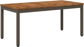 vidaXL Mesa De Centro Natural Y Caf&eacute; 50 X 100,5 X 45 Cm Vidaxl