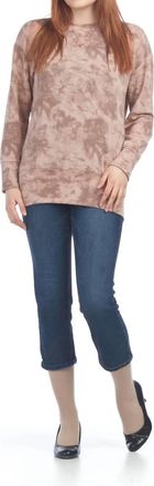 Papillon Tie Dye Banded Sweater In Blush
