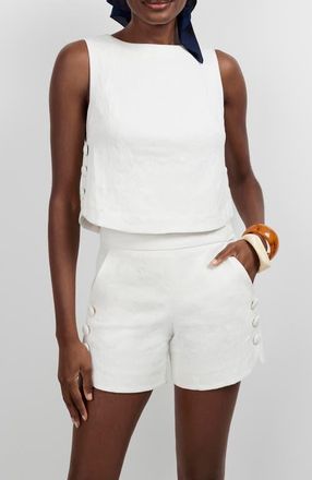Trina Turk Siara Top in Whitewash at Nordstrom, Size 10