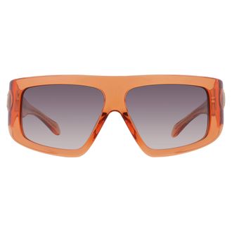 Just Cavalli Smoke Gradient Rectangular Ladies Sunglasses SJC145 06DD 60