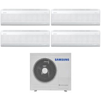 Samsung Aire Acondicionado Samsung Quadri Split Inverter Serie Windfree Elite 7+7+12+12 Con Aj080txj4kg/eu R-32 Wi-fi Integrado 7000+7000+12000
