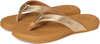 Reef Cushion Melody Womens Sandals Champagne : 11 B - Medium, Leather/Synthetic