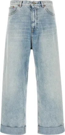 Valentino Garavani Denim Blue Loose Fit Jeans