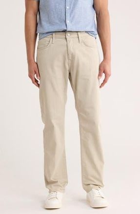 Mavi Zach Straight Leg Jeans in Vanilla at Nordstrom Rack, Size 33 X 32