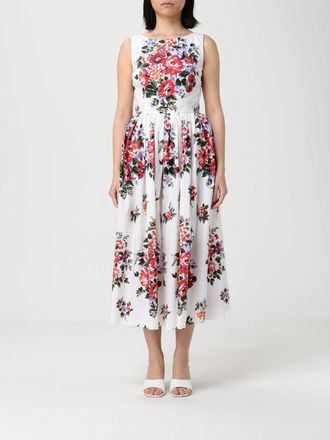 Dolce & Gabbana Abito in cotone con stampa floreale Dolce & Gabbana