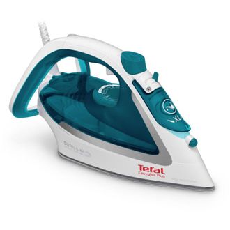 T-fal Easygliss Plus Fv5718 Plancha Turquesa Blanca