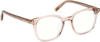 Tom Ford Blue Light Block Square Unisex Eyeglasses FT5995-K-B 045 51