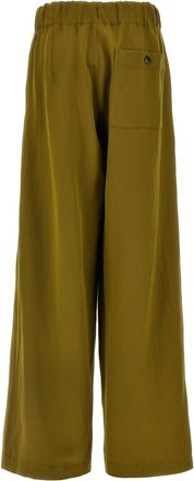 Dries Van Noten Womens Bicolor Wool Casual Pants