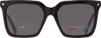 Polaroid Polarized Grey Square Ladies Sunglasses PLD 4115/S/X 0807/M9 54