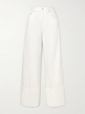 Givenchy Jeans A Gamba Larga - Bianco sporco