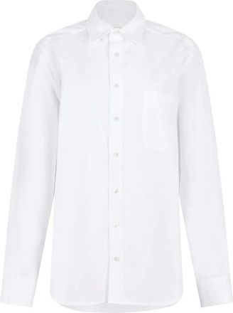 Douuod Camicia Classica in Cotone - - Blouses & Shirts - Donna - Bianco - S