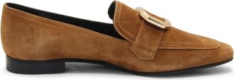 Roberto Festa Milano Bruine Su&egrave;de Loafer Schoen - Dames - Loafers - Bruin - 38 EU - Su&egrave;de - Schoenen