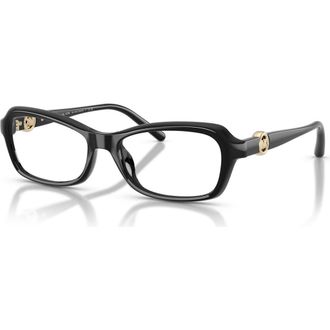 Michael Kors 54mm Round optical glasses in Black at Nordstrom
