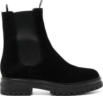 Gianvito Rossi Chelsea Boots - Dames - Chelseaboots - Zwart - 36 EU - Leer - Schoenen