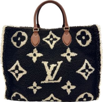 Louis Vuitton Dark Brown Monogram Tote Bag (Pre-Owned)