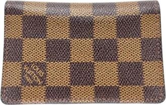 Louis Vuitton Pre-owned M60502 Visitekaartjeshouder - Dames - Vintage Accessoires - Bruin - ONE Size - Vintage