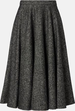 Dolce & Gabbana Gonna midi in misto lana